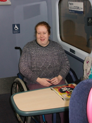 Wheelchair space on First Great Western