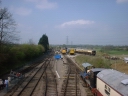 View looking away from the stations