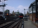 Loco WD190 in the station