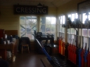 Levers in the signal box