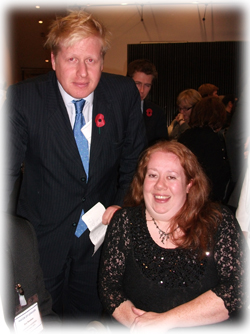 Flash with Mayor of London Boris Johnson
