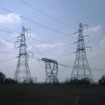 Essex, UK: Unusual pylons just outside Cressing [Picture by Flash Wilson]