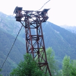 Charmonix, France: Ski lift near Mont Blanc which has been decommissioned and is now in use as a pylon [Picture by Chris Boulter]