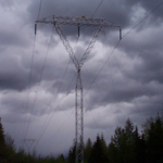 Canada: Guyed aluminium 230kV tower, South-East BC [Picture by Ian Kozicky]