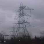 Purfleet, UK: Pylons near Barking Power Station [Picture by Flash Wilson]