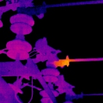 Thermal image of high voltage switchgear [Picture from Lucy Tickner]