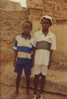 Photo of Sekou and his brother in 2004
